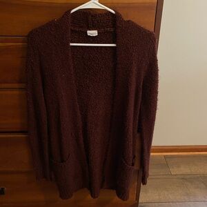 Burgundy Cardigan